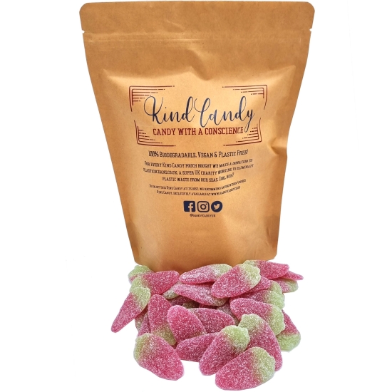 Kind Candy Vegan Fizzy Giant Strawberries
